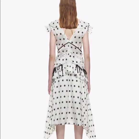Self-portrait Printed Star Cocktail Dress - Picture 2 of 6